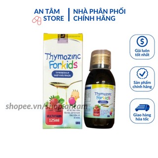 Thymozinc forkids chai 125ml giúp tăng sức đề kháng, tăng cường tiêu hoá, giúp cơ thể phát triển khỏe mạnh