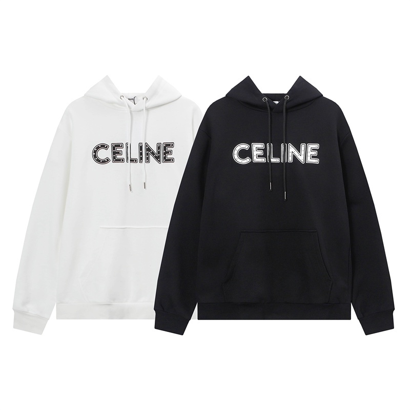 Áo Hoodie In logo Đính Đinh Tán Đơn Giản Thời Trang Đường Phố