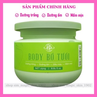 Kem Body Bơ Tươi Huyền Phi Dưỡng Ẩm Dưỡng Trắng Giúp Da Mềm Mịn