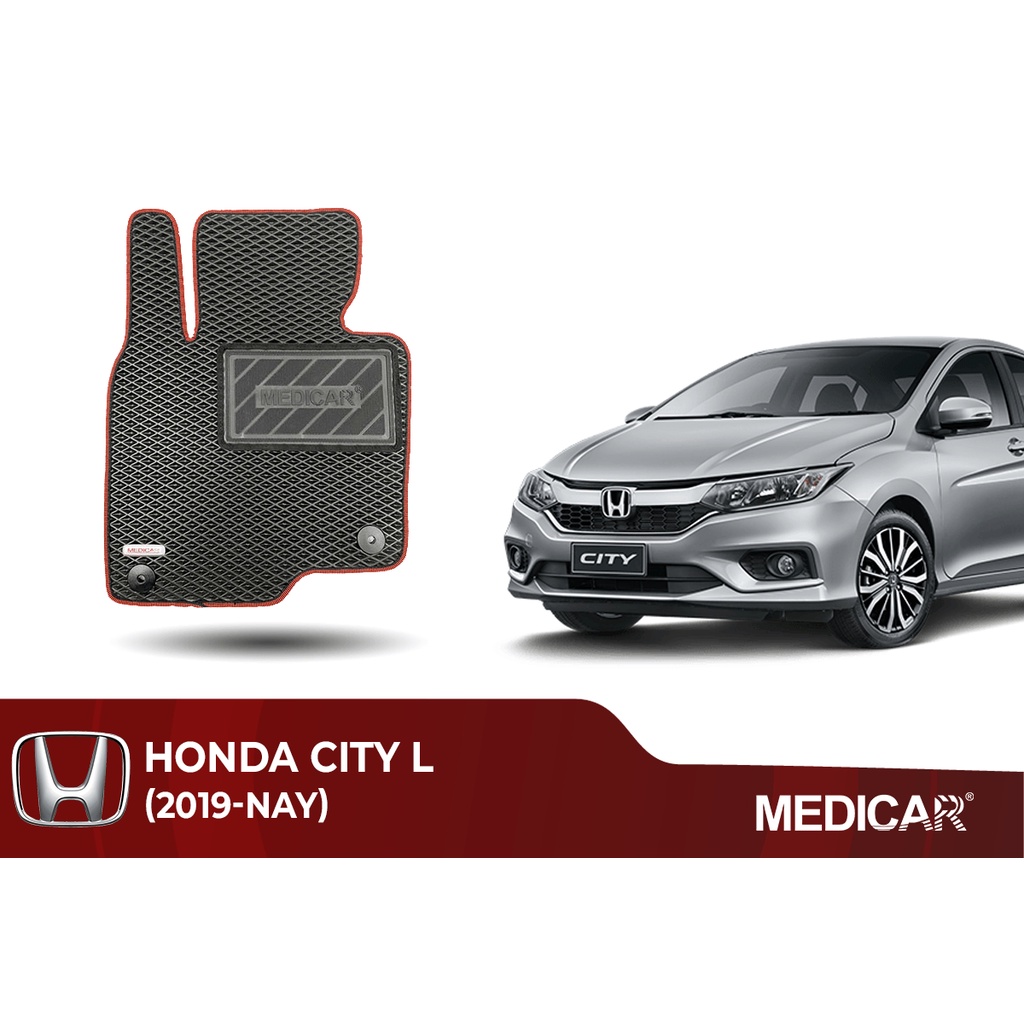 Thảm lót sàn ô tô Medicar xe HONDA CITY L (CITY TOP) (2019 - Hiện tại) - chống nước, không mùi, ngăn bụi bẩn