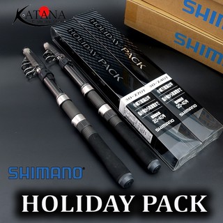 Cần câu rút shimano holiday pack - 2m4 2m7