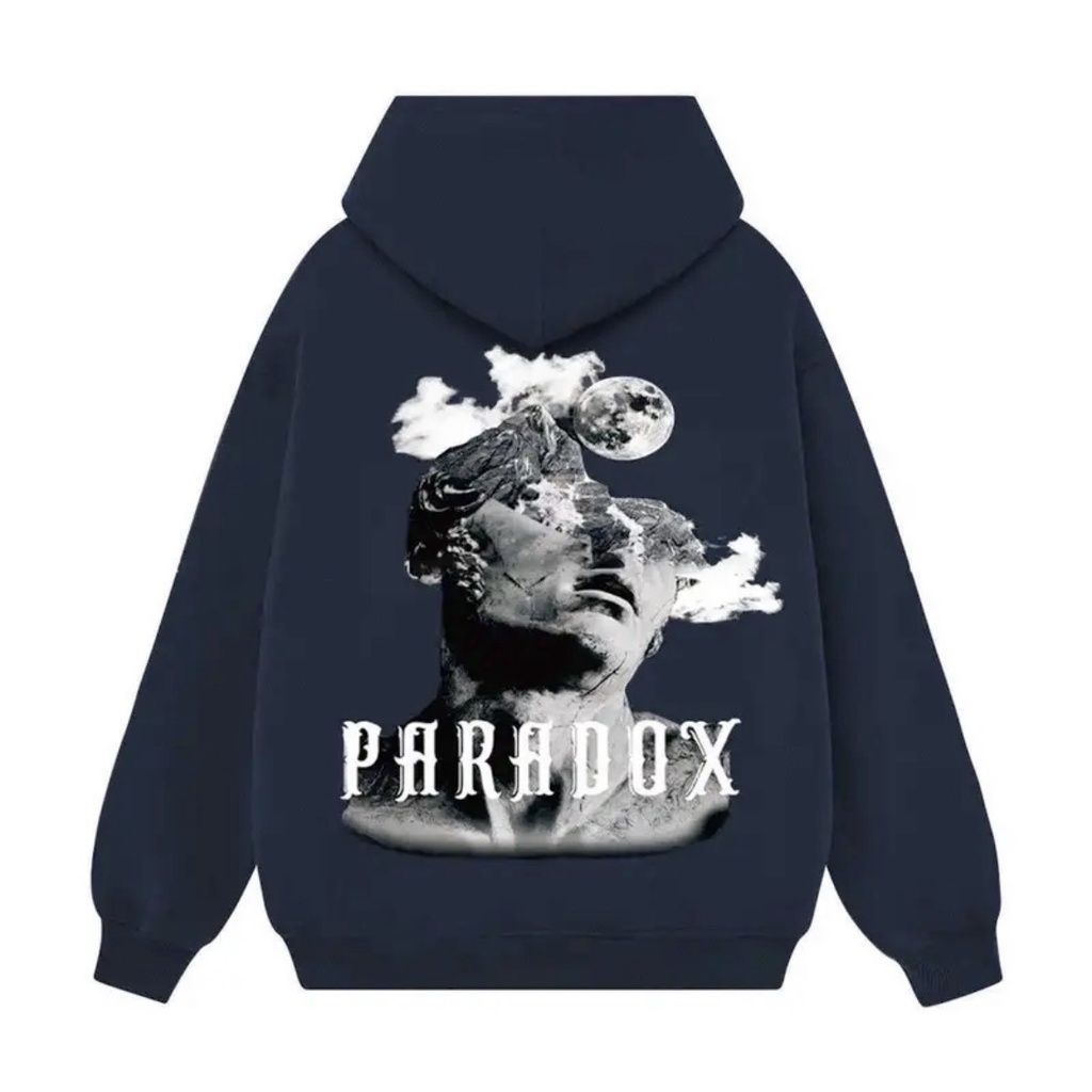 Áo Hoodie Pradox Mũ 2 Lớp Hình In 5D Cao Cấp Chất Liệu Vải Cotton Nỉ Dày Fom Dáng Unisex