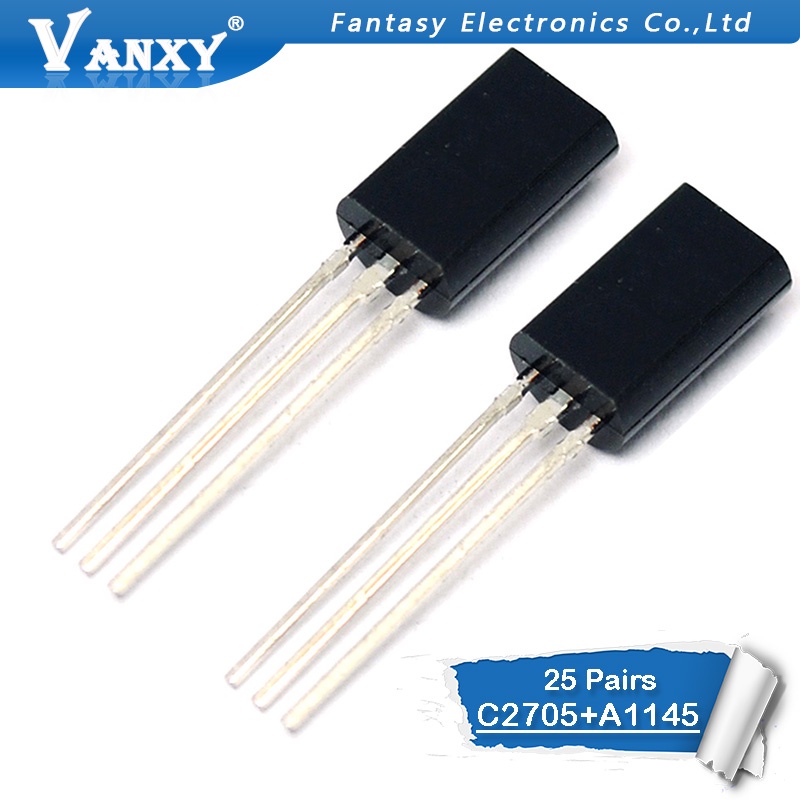 25 Cặp   TO-92L 2SA1145 2SC2705 TO-92  2SA1013 2SC2383