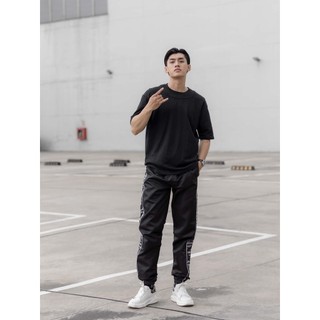 Jogger Relaxed Monoside Black 