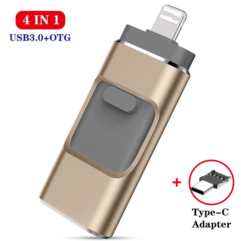 Usb Ổ Đĩa Flash 128GB Cho iPhone 6 6S 6Plus 7 7S 7P 8 8Plus XS iPad