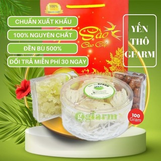 Yến thô nguyên tổ GFARM 100g - Tổ yến thô nguyên chất loại 1 cao cấp - Tổ yến ít lông