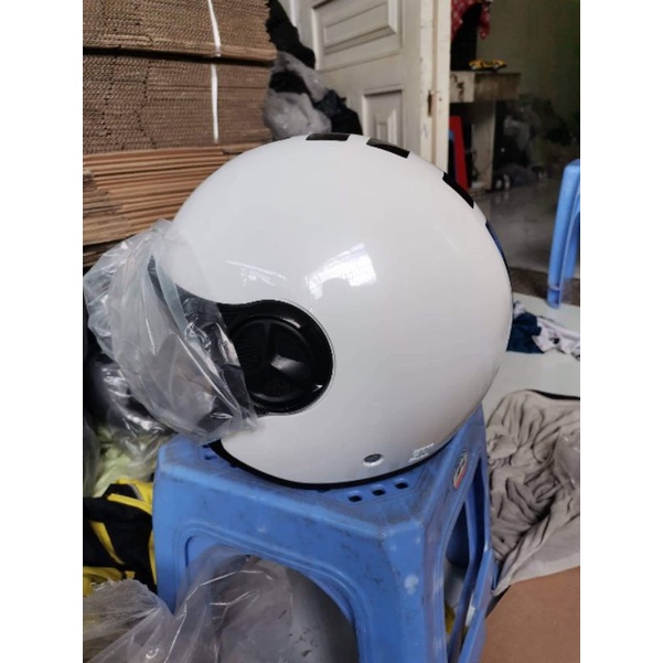 Nón/mũ bảo hiểm 3/4 yamaha kiểu tròn- nhập INDOSIA_ có trầy xước.