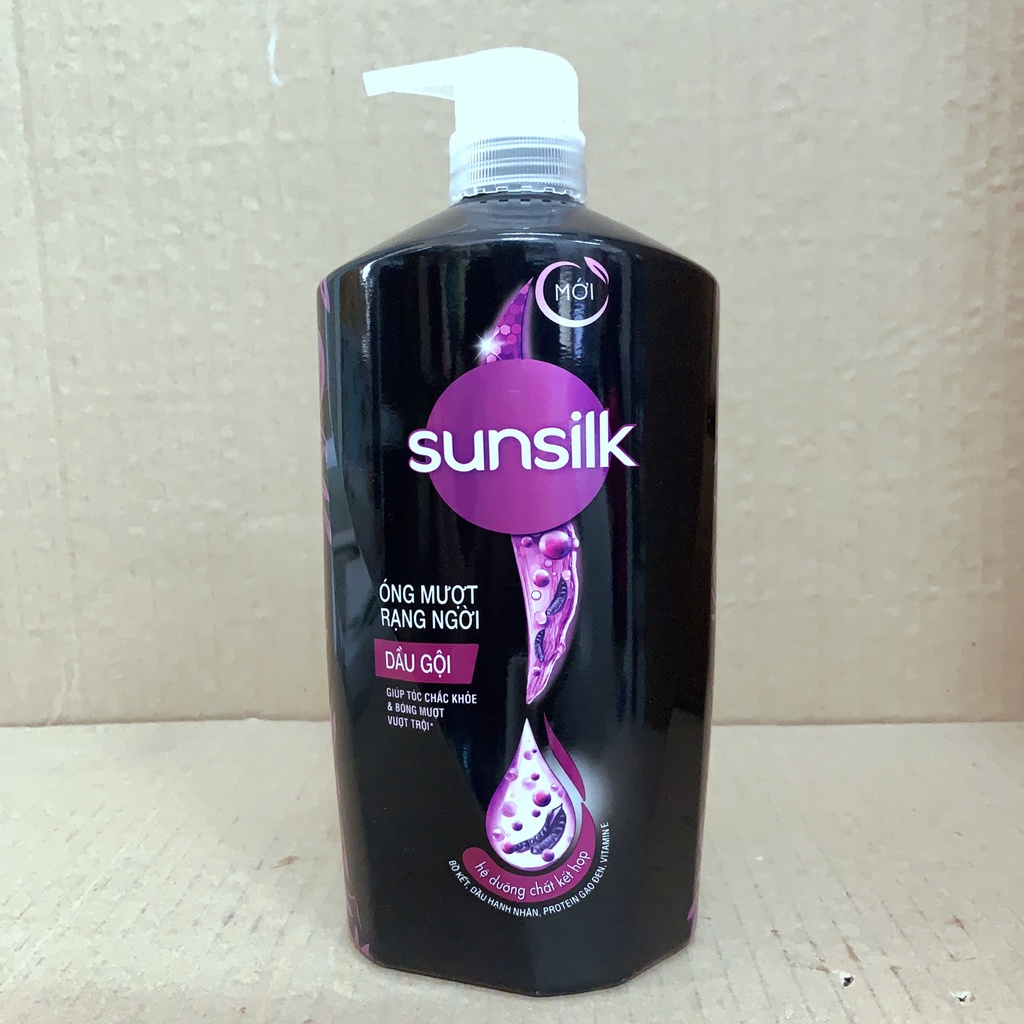 Combo gội và xả sunsilk 900g và 640g ( mầu đen )