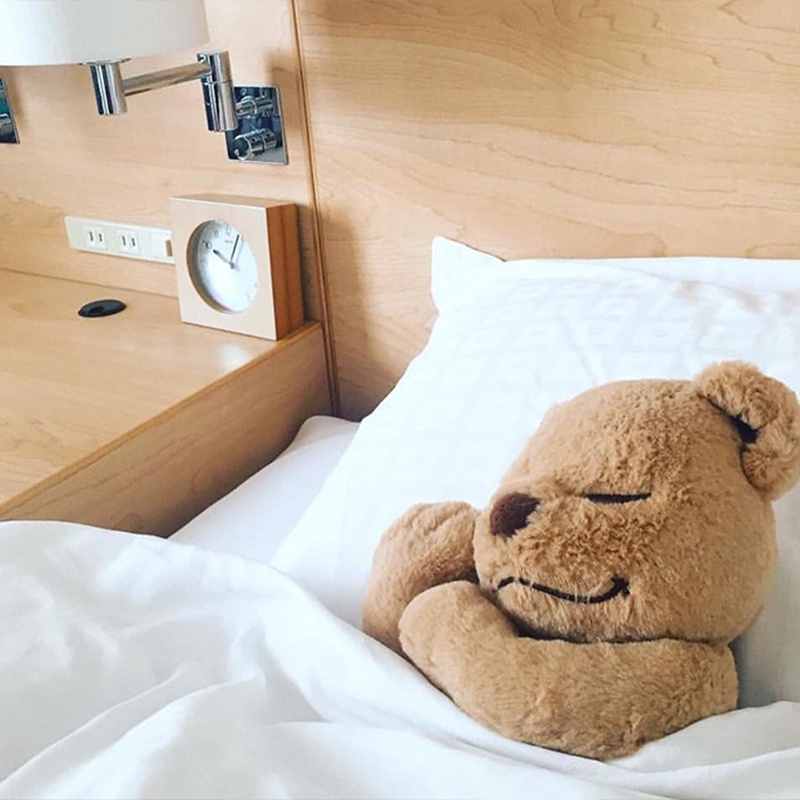 Đồ chơi gấu nhồi bông Hành động khác nhau Phim hoạt hình thú vị Búp bê vật sang trọng dành cho trẻ em Người lớn Học yoga Autumn063