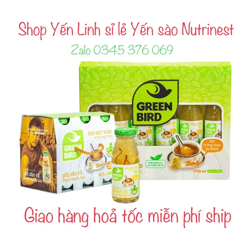 HỘP QUÀ TẾT XUÂN 2024 YẾN SÀO NUTRINEST - Green Bird