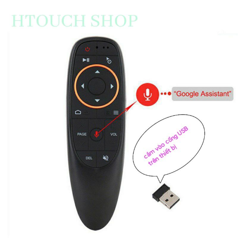 Remote voice G10s (remote chuột bay) tìm kiếm bằng giọng nói.có học lệnh,Sử dụng cho android box