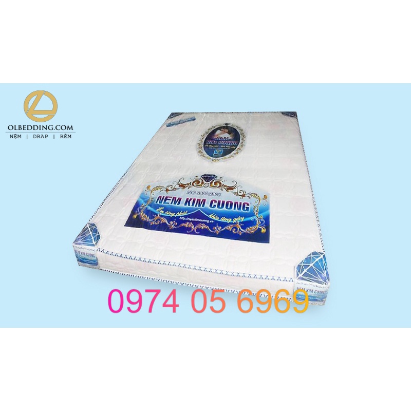 Nệm Cao Su Tổng Hợp Kim Cương, đủ các kích thước, nệm êm ái và chất lượng. Liên hệ shop trước khi đặt hàng cồng kềnh