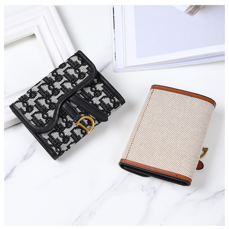 Ví nhỏ KAITIFEI đựng thẻ đa năng phong cách retro cao cấp