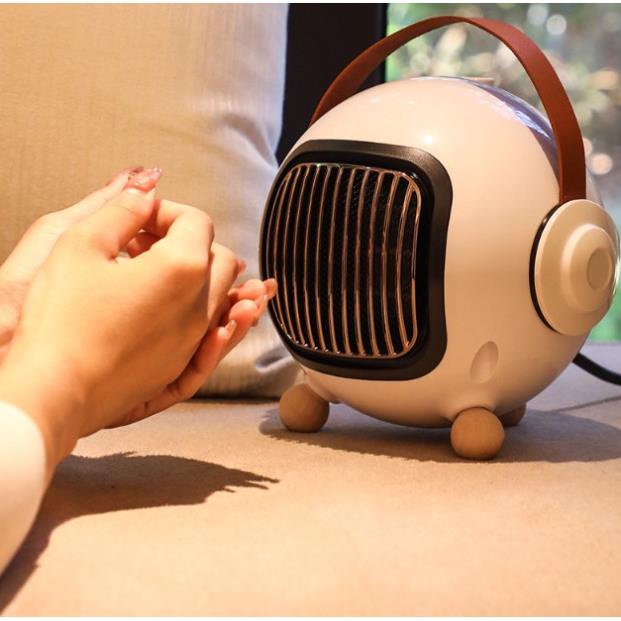 Máy Sưởi Mini hiện đại 2 chế độ tiện lợi Kèm điều khiển đa năng - Máy Làm Mát + Sấy Sưởi Cao cấp Bền Đẹp