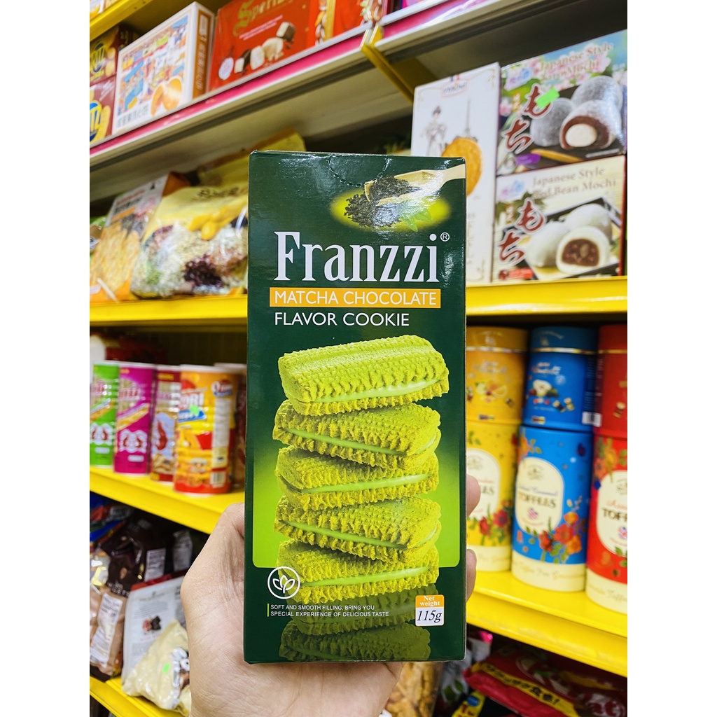 [HỘP 115g] Bánh Quy Kẹp Kem FRANZZI 115g - HongKong