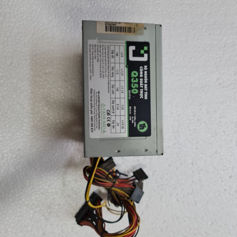 NGUỒN PSU JETWK Q350 320W CÔNG SUẤT THỰC CŨ ĐẸP
