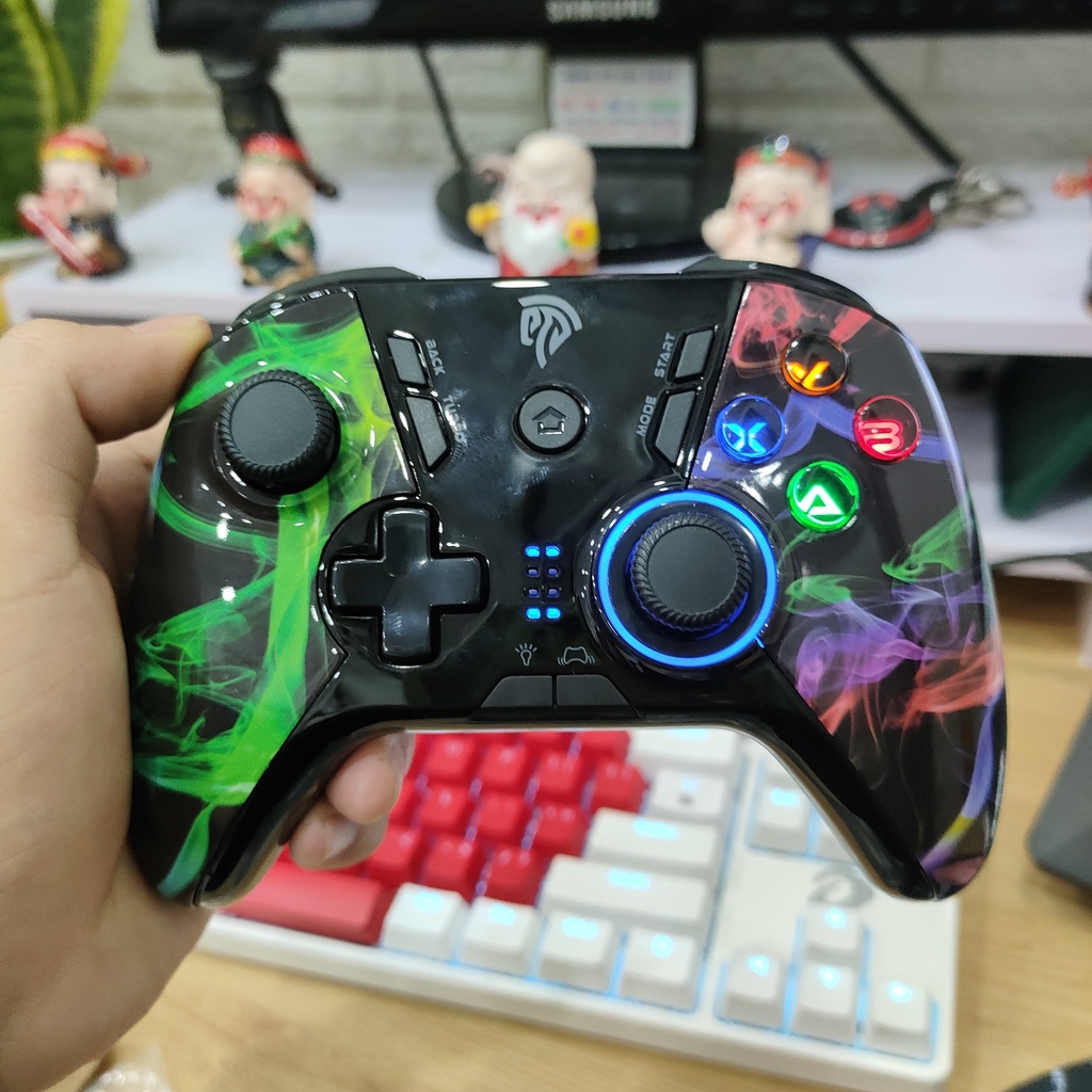 Tay cầm chơi game fifa online 4 ESYSMX, Bản nâng cấp tay cầm PS5/PS4, Chơi tốt trên mọi thiết bị và hệ điều hành