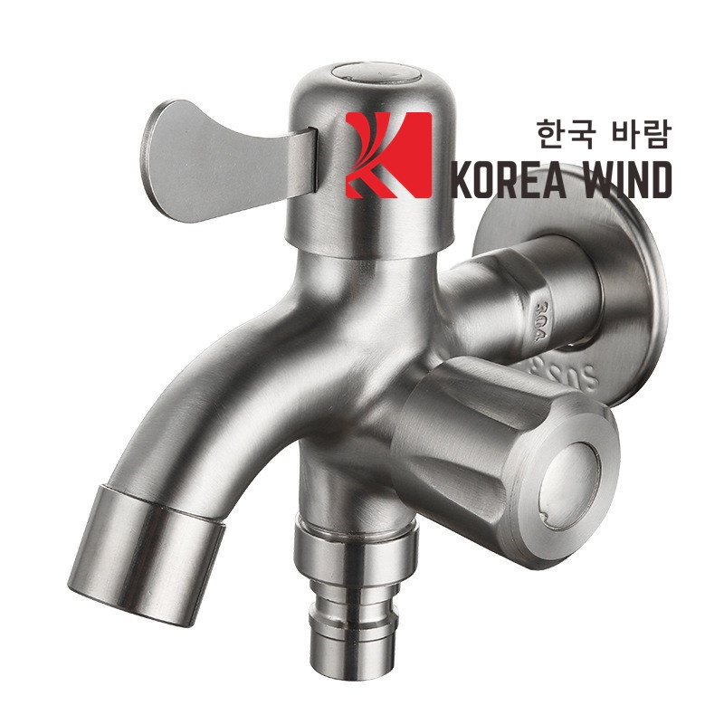 Vòi Inox 304 đa năng dùng cho phòng tắm, máy giặt