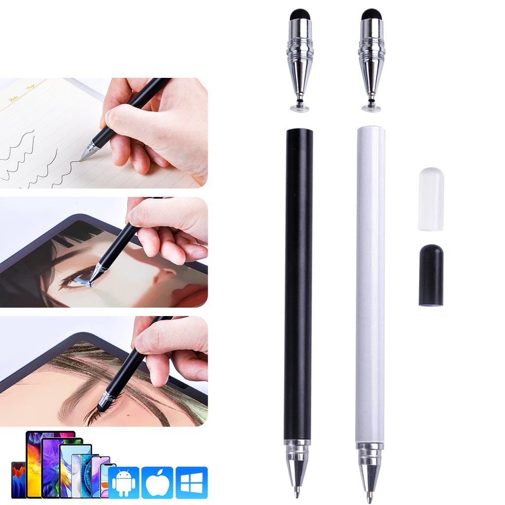 Bút cảm ứng GUUGEI 3 trong 1 thông dụng ngòi có thể thay thế cho điện thoại/máy tính bảng