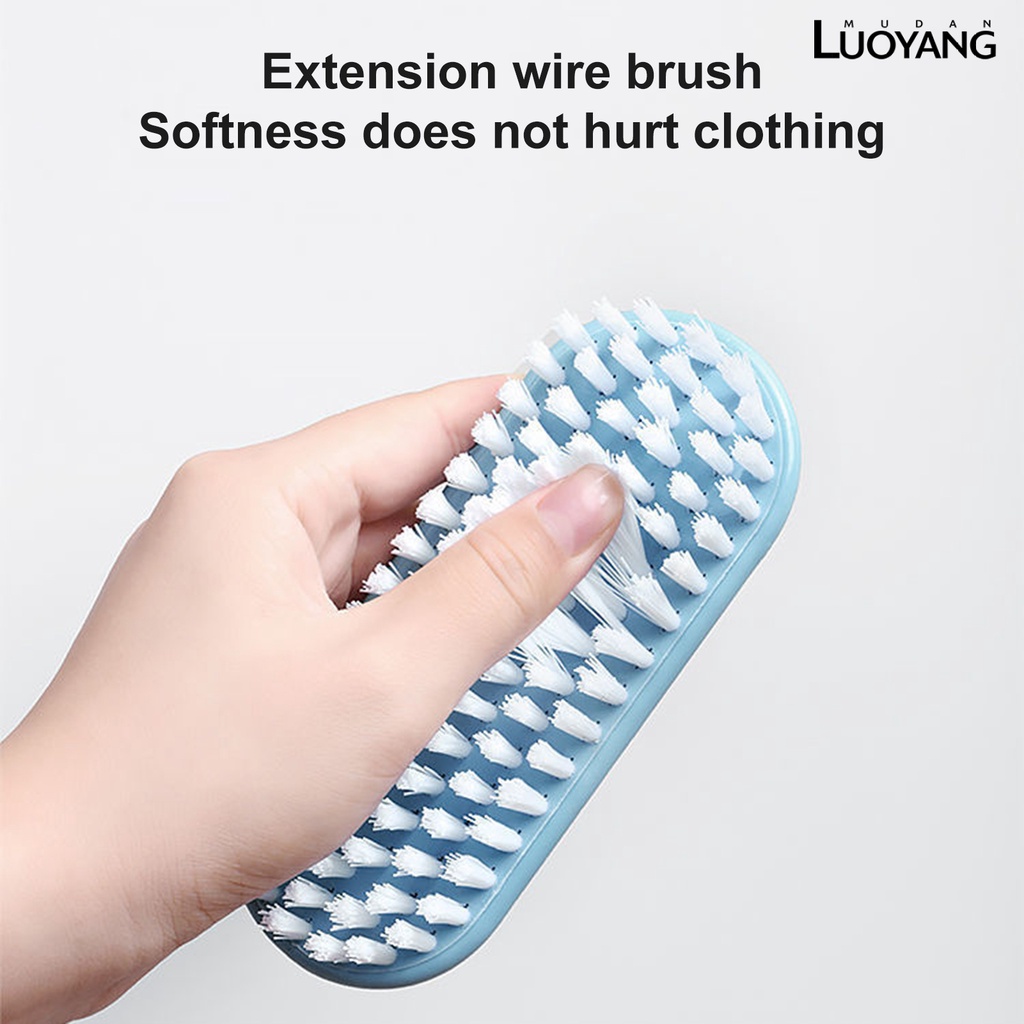 Bàn Chải Lông Mềm Cán Dài Vệ Sinh Sàn Nhà / Giày Sneaker / Quần Áo Tiện Dụng