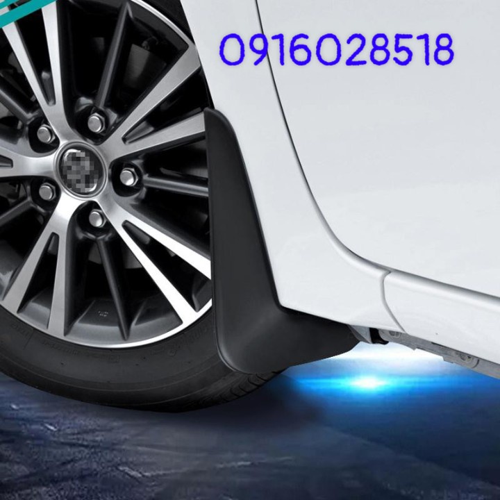 Bộ 4 Chắn bùn Honda City 2021 2022 2023 , nhựa dẻo, hàng loại dày, có đủ ốc vít