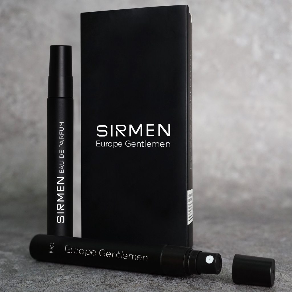 Nước hoa nam SIRMEN Eau de Parfum Châu Âu Europe Gentlemen cao cấp hộp 2 chai mỗi chai 10ml thơm tự nhiên