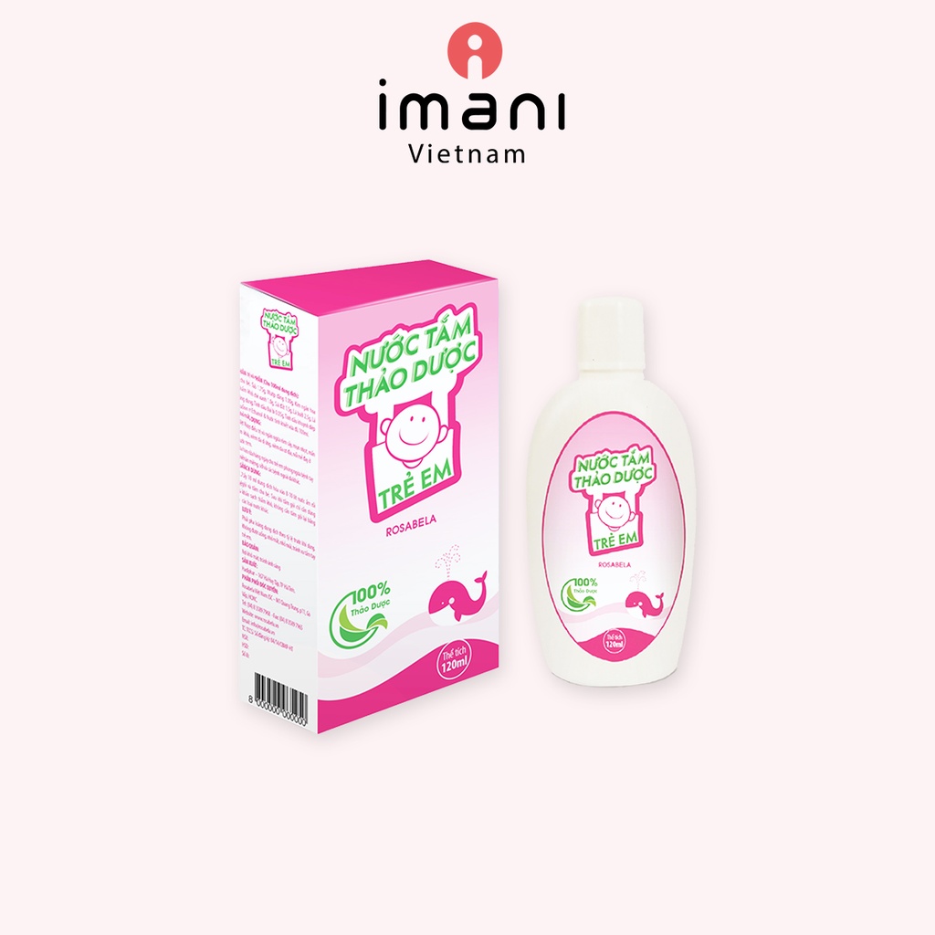Sữa tắm cho bé Rosabela nước tắm thảo dược trẻ em an toàn với làn da của trẻ