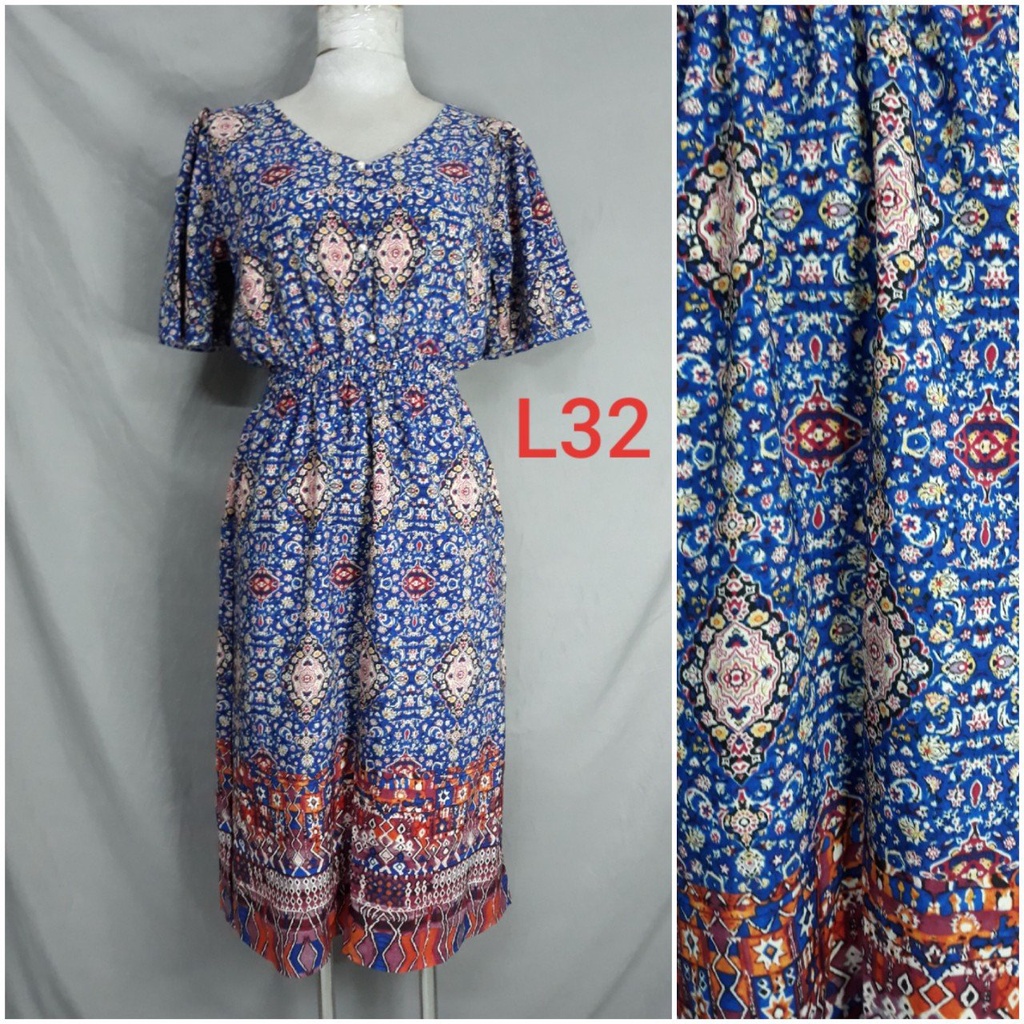 Đầm Boho lụa Hawai