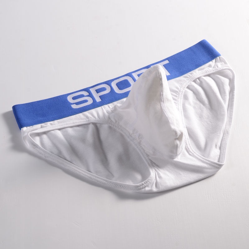 Quần Lót Boxer Cotton Lưng Thấp Thoáng Khí Màu Sắc Đơn Giản Cho Nam