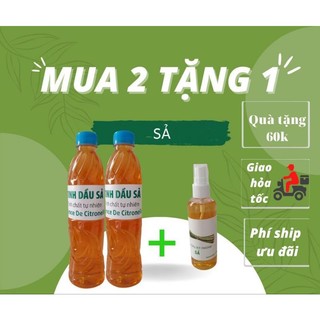 Tinh dầu sả lau nhà đuổi muỗi, chai 500ml