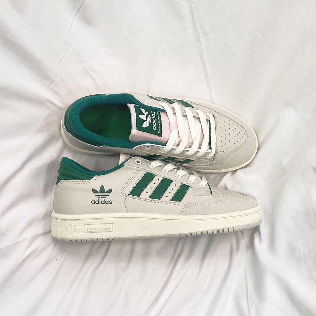 Giày thể thao nam nữ adidas Forum low 85 , Das forum sọc xanh lá mới nhất 2022 full box
