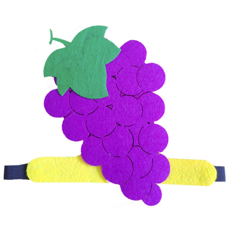 Mũ Đội Đầu Hình Trái Cây Rau Củ Quả Táo / Lê / Đào Cho Trẻ Em Dùng Để Trình Diễn / Chụp Ảnh / Dâu Tây