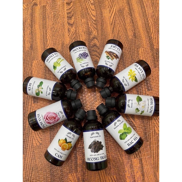 Tinh dầu xông phòng organic nguyên chất 100%