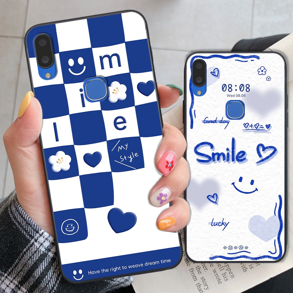 Ốp Vivo V11 / V11i in hình gấu vịt caro nhiều màu sắc ngộ nghĩnh dễ thương