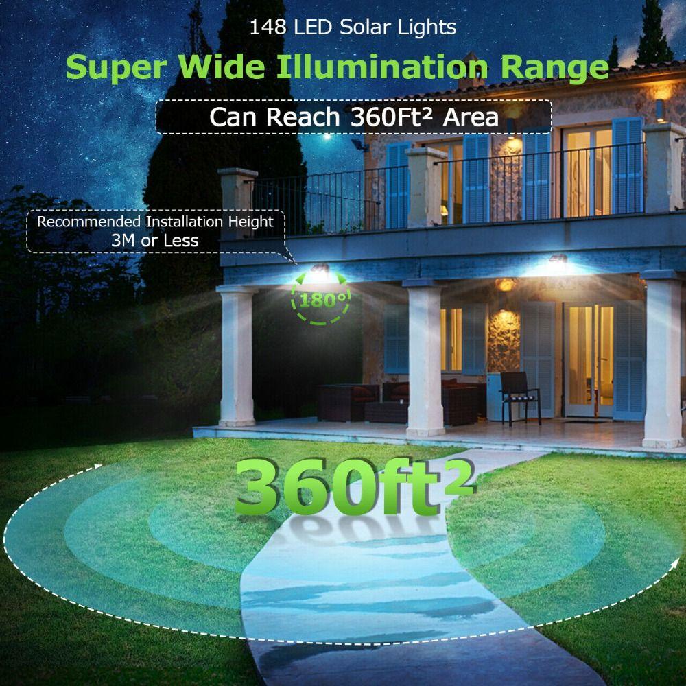 Đèn Năng Lượng Mặt Trời Gắn Tường Trang Trí Sân Vườn