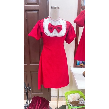 Đầm đỏ cho mẹ và bé