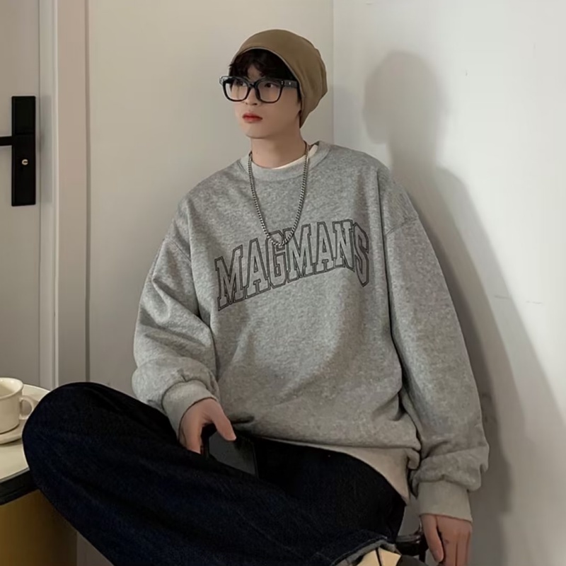 Áo sweater Dáng Rộng In Họa Tiết Kiểu Hip-Hop Đường Phố Cá Tính Cho Nam Và Nữ