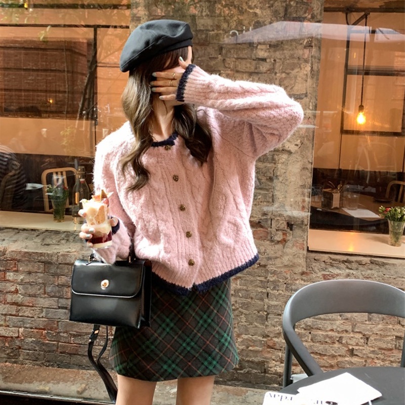 Áo Khoác Len cardigan Mềm Mại Phong Cách Hàn Quốc Cổ Điển Dành Cho Nữ