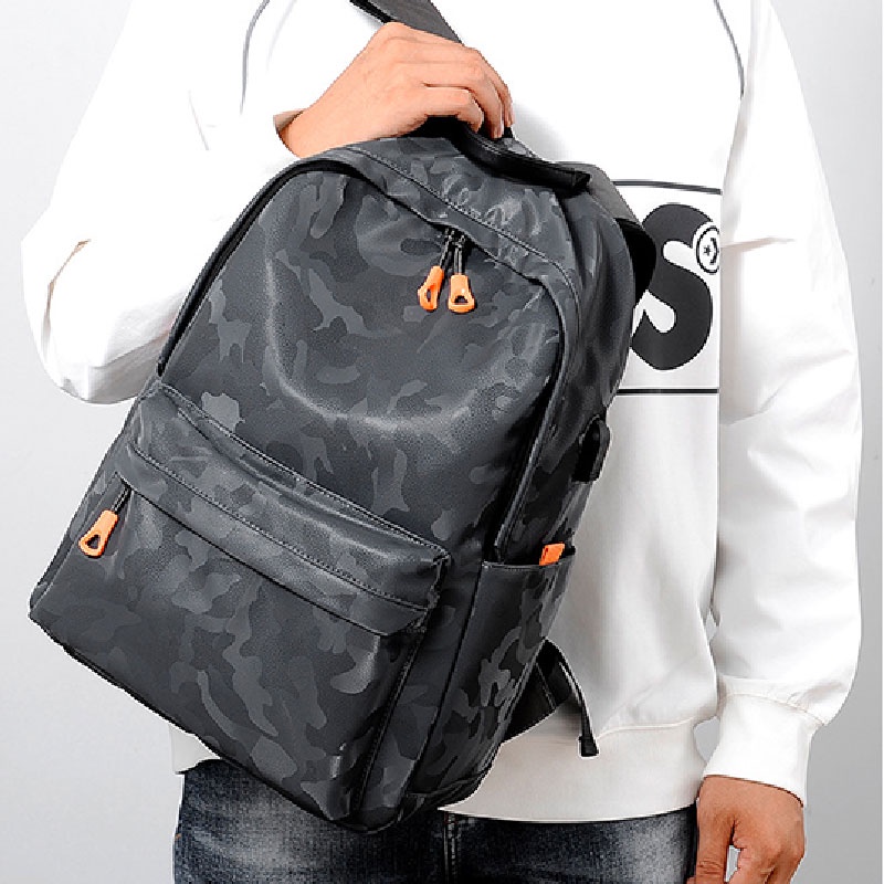 Balo Đựng Laptop Họa Tiết Rằn Ri Thời Trang Cho Nam Nữ