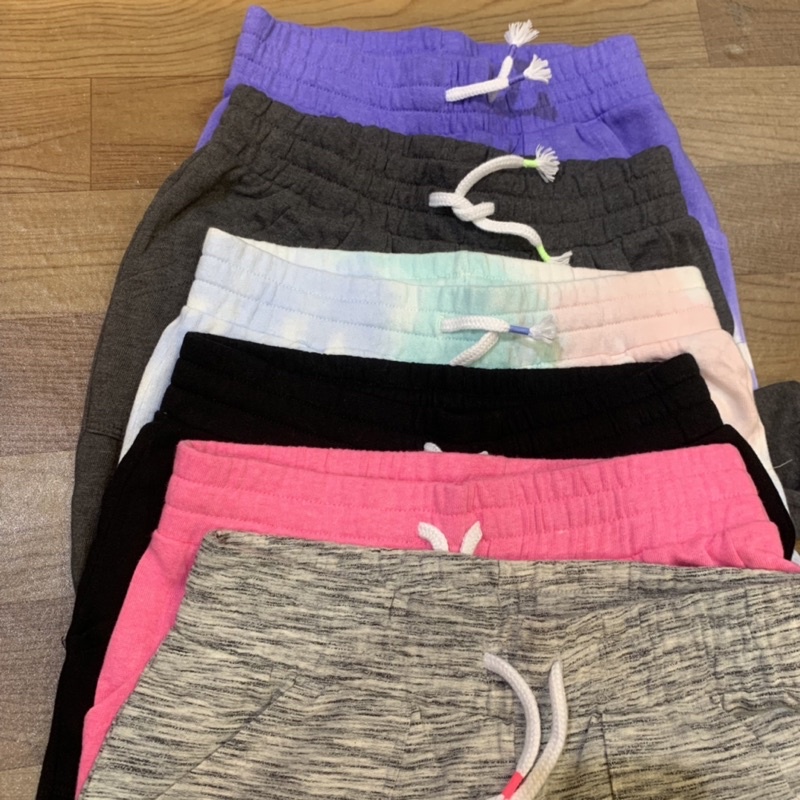 Quần jogger nỉ mềm bé gái, dòng đại, hàng dư
