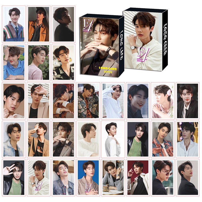 Hộp 30 Tấm Ảnh Lomo Card F4 Thái Lan Bright Win DEW NANI Zeenunew Kinnporsche