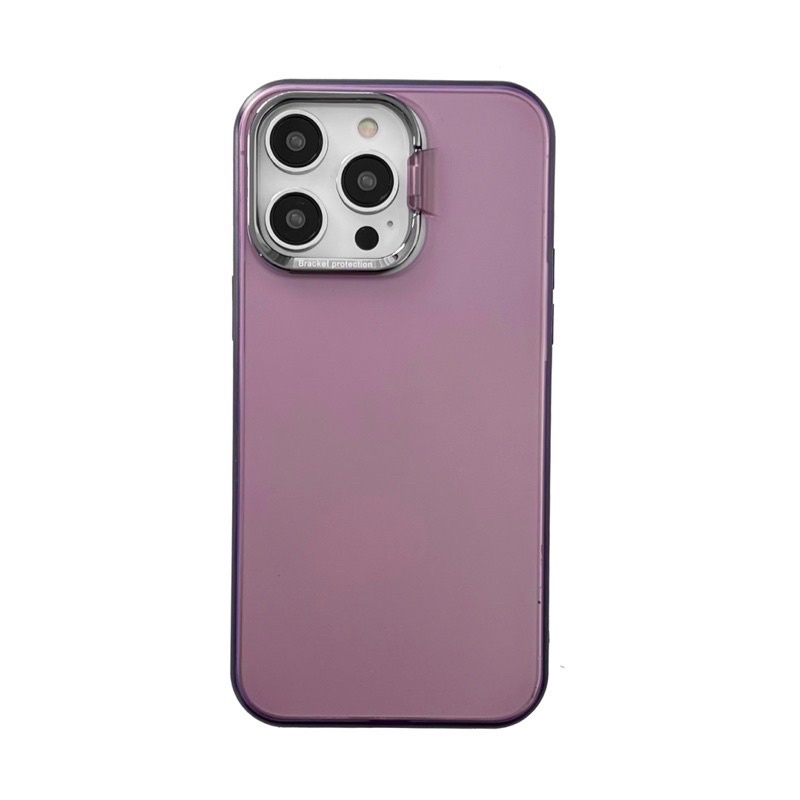 ỐP LIKGUS KÈM RING  LƯNG NHÁM CHỐNG Ố KÈM ĐỠ ĐIỆN THOẠI TÍM LIGHT&amp;FIT VIỀN SILICON IPHONE 14 PRO | 14 PRO MAX