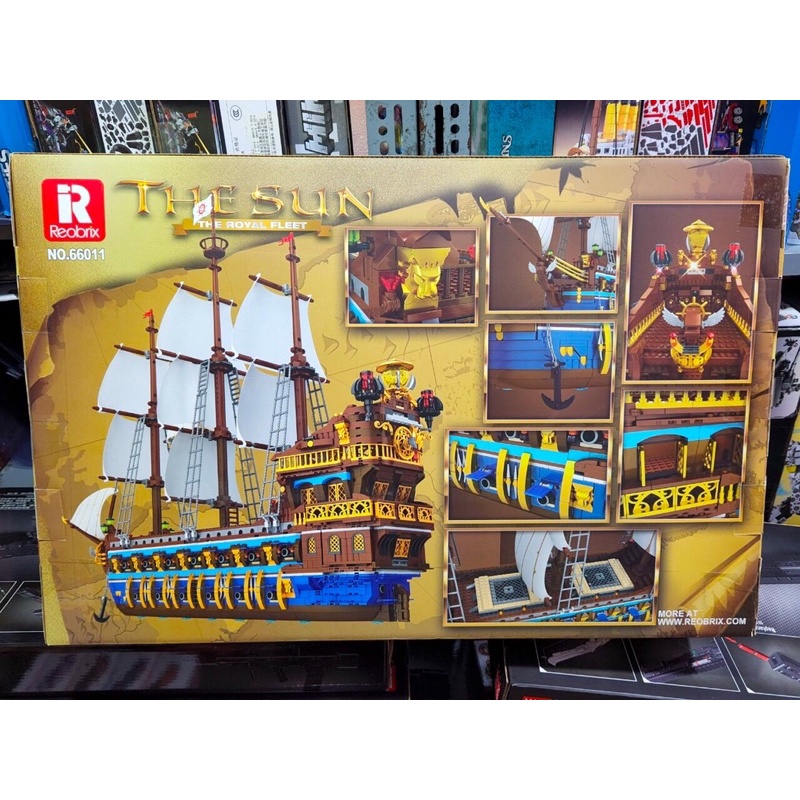Lắp Ráp Mô Hình Tàu - Reobrix 66011