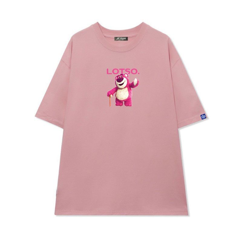 Áo thunCó size Full màu tay lỡ Lotso gấu