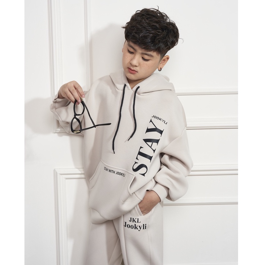 Bộ áo Hoodie Stay JOOKYLI bé trai 93B0611