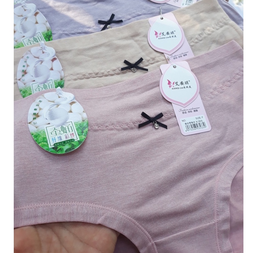 Quần lót nữ cotton trơn cạp cao cao cấp giá rẻ Q8159 bigsize lớn 2xl 3xl từ 50kg 60kg 70kg đến 80kg  mặc vừa