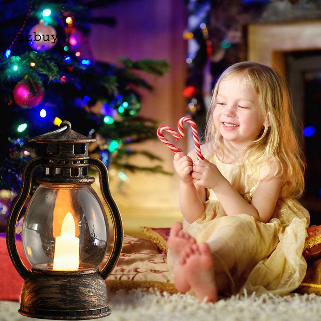 Ezbuy Đèn LED Nến Để Bàn Mini Tiết Kiệm Năng Lượng Có Móc Treo Phong Cách Retro