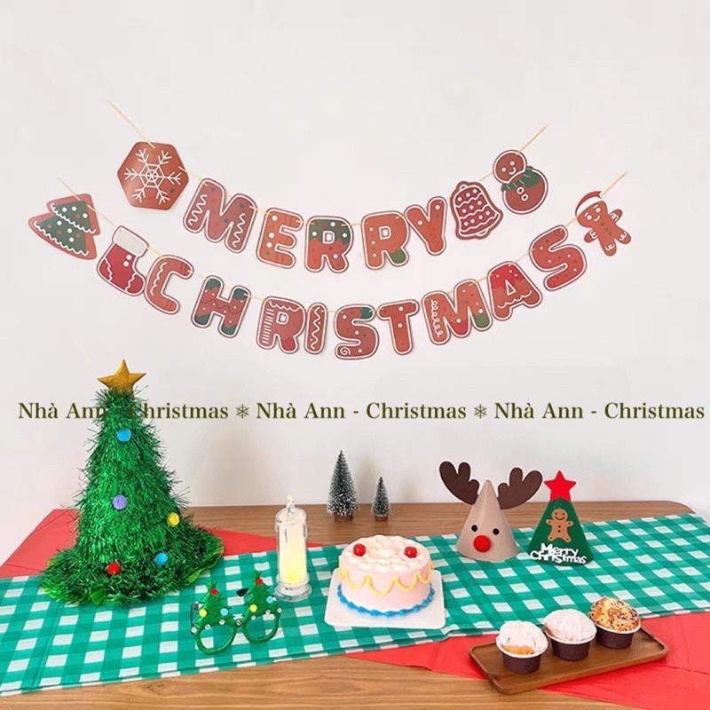 CHỮ MERRY CHRISTMAS MỚI NHẤT - NHÀ ANN