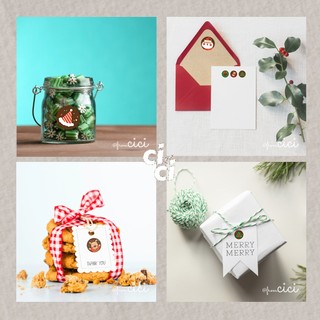 Combo 5 set sticker NOEL xinh xắn