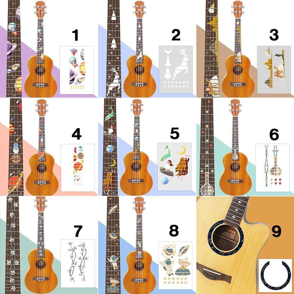 CHOOKEY Sticker Dán Trang Trí Đàn Guitar Điện Mẫu Mới
